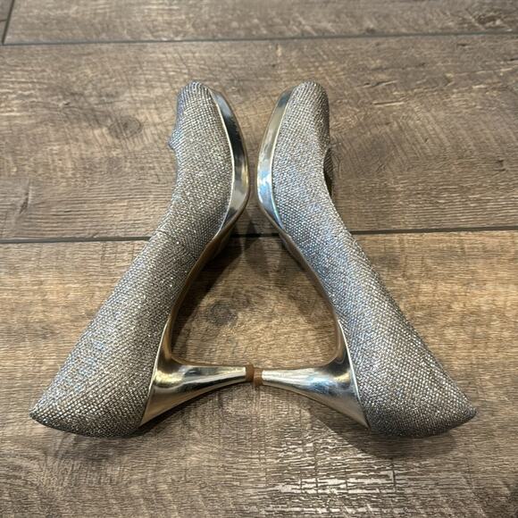 Bandolino Women's Myone Sparkle Pumps Heels Gold Size 8.5 - Picture 7 of 10